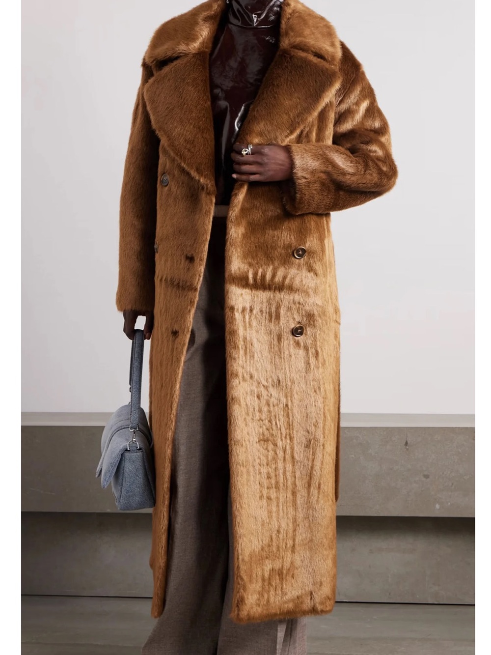 The Frankie Shop | Joni Faux Fur Coat | M - Picture 2 of 11